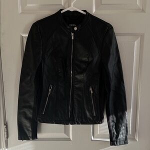 Express Black Leather Jacket